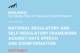 Regulatory and self-regulatory framework against hate speech and disinformation in North Macedonia