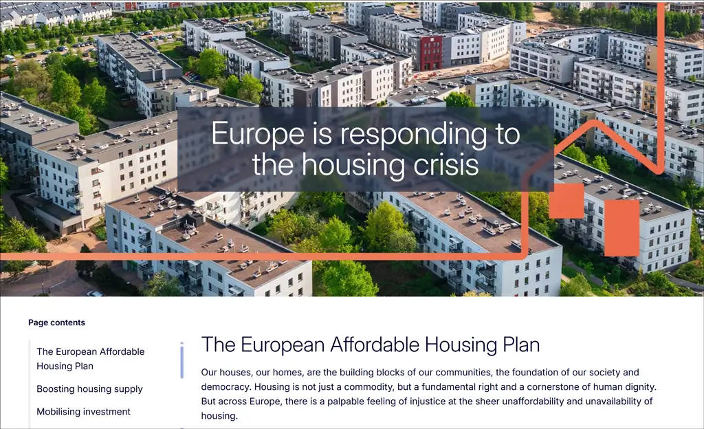 eu housing plan